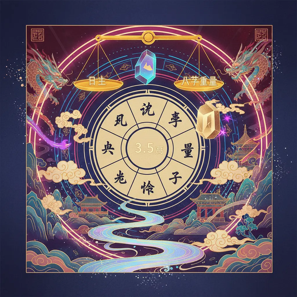 八字重量 - 八字命盤